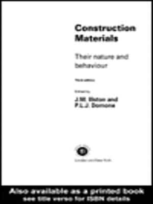cover image of Construction Materials